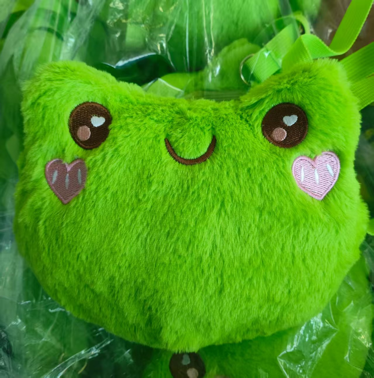 New Children's Plush Toy Bag Rabbit Bear Crossbody Bag Doll Machine Doll, Street Stall Event Gift Wholesale