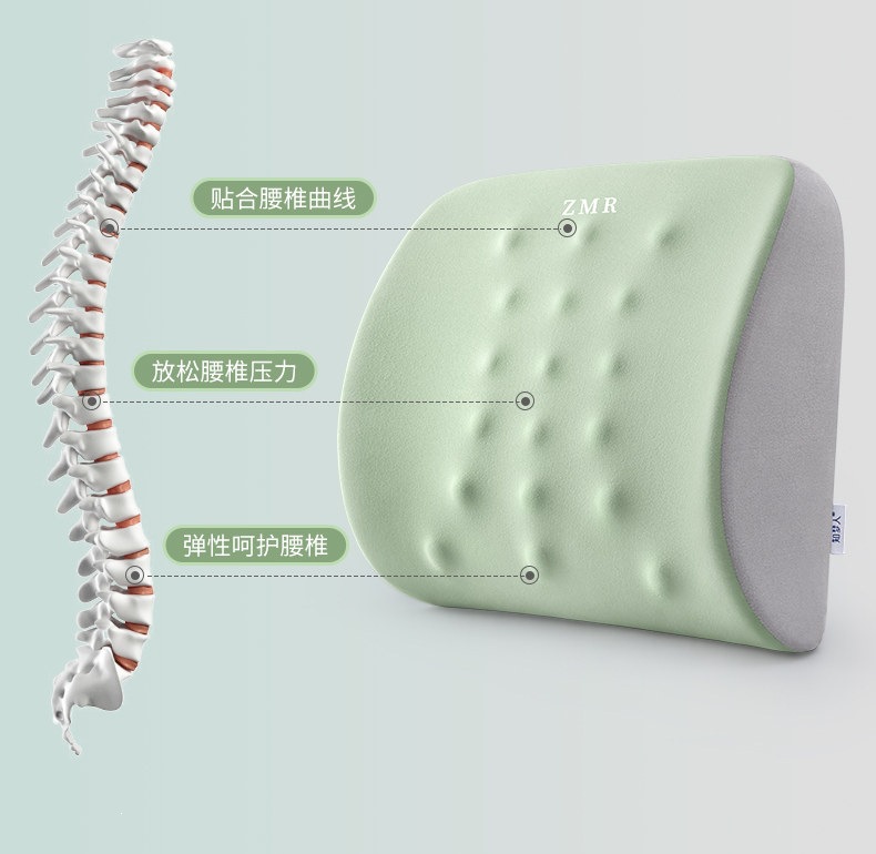 Suitable for lumbar support cushions, waist pads, seat pillows, office workstations, and is a special lumbar support for long-term sitting
