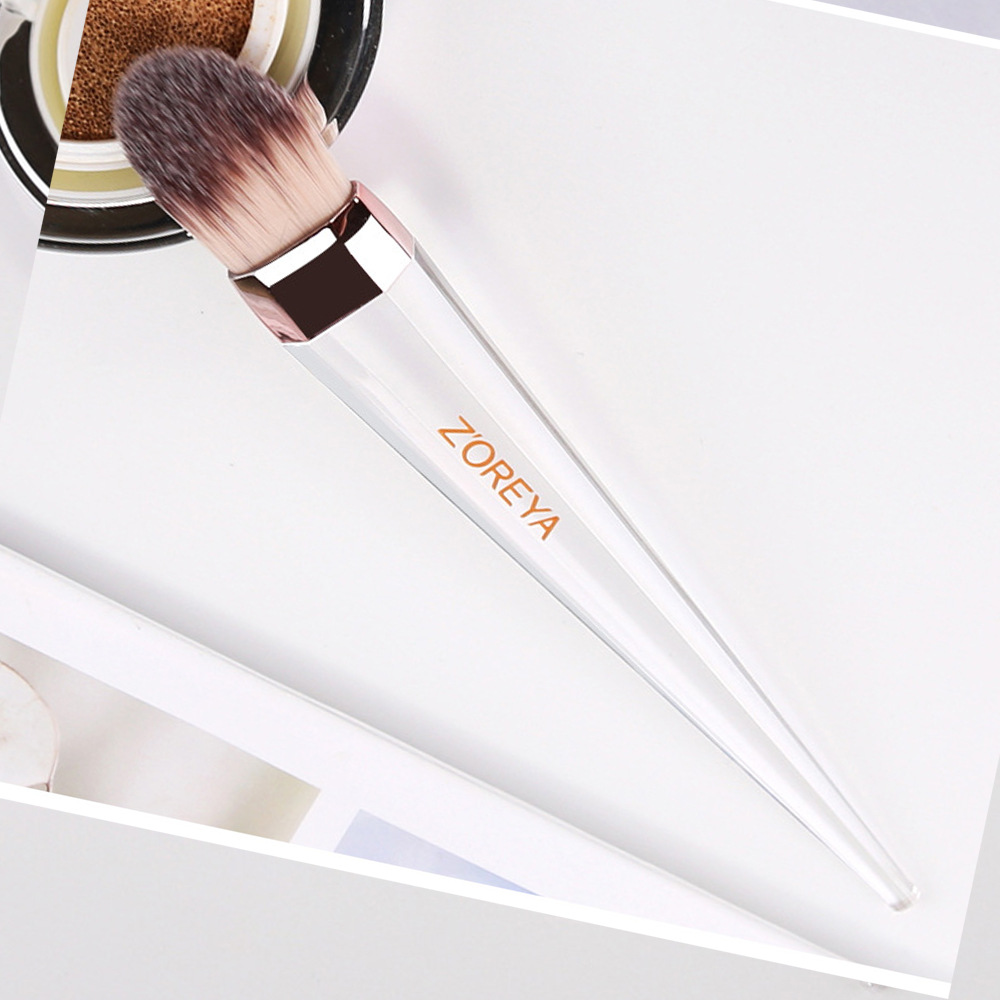 Zhuolya N ° 55 caja de almacenamiento de cepillo de maquillaje niñas portátil herramientas de maquillaje rubor cepillo de Fundación sin fisuras cepillo mágico