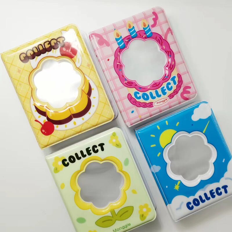 Cute 3-inch Polaroid photo album mini goo card book ID card bank card storage love bean small card book