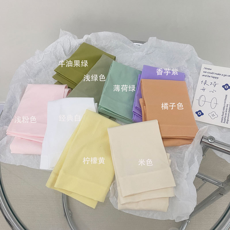 馬卡龍配色~升級版純色冰袖女寬鬆冰絲防曬夏季騎車護臂袖套簡約.