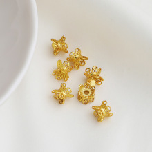ɳ�����ɫ�U���ٽz�p�滨�� 7*6mm�����л�ñ���� diy�Ʒ���