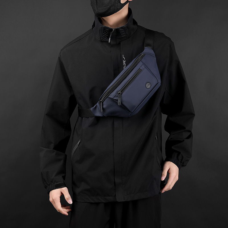 Wepower nuevos hombres bolsa de pecho diario deportes al aire libre bolsa de mensajero todo partido hombro pequeño bolso de hombro casual bolso de la cintura