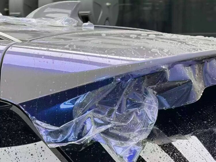 Tpu Color-Changing Film Diamond Sparkle Car Wrap Full Body Paint Protection Film Anti-Scratch Car Full Body Color Diamond Transparent Film