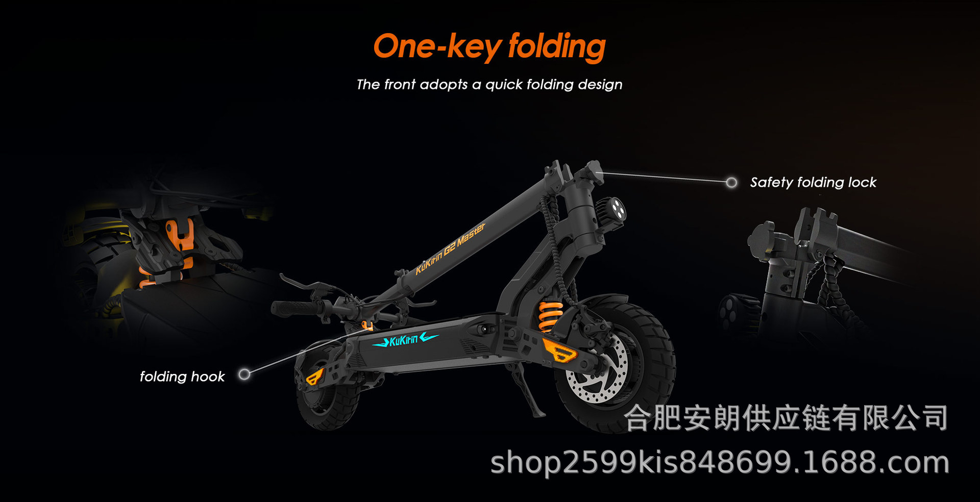 Kukirin G2Master Electric Scooter Dual-Drive 1200W Foldable Adult E-Scooter Electric Vehicle