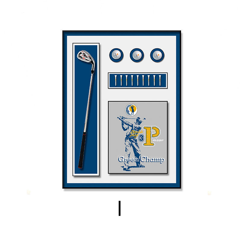 Golf colgando pintura sala de estar pintura decorativa sofá fondo pared pintura pasillo mural club colgando pintura