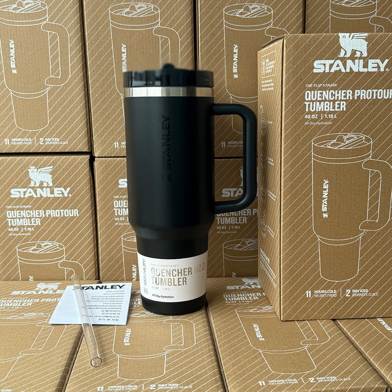 美版跨境汽车杯ebay史丹利stanley40OZ大容量保冷车载保冷冰霸杯|undefined
