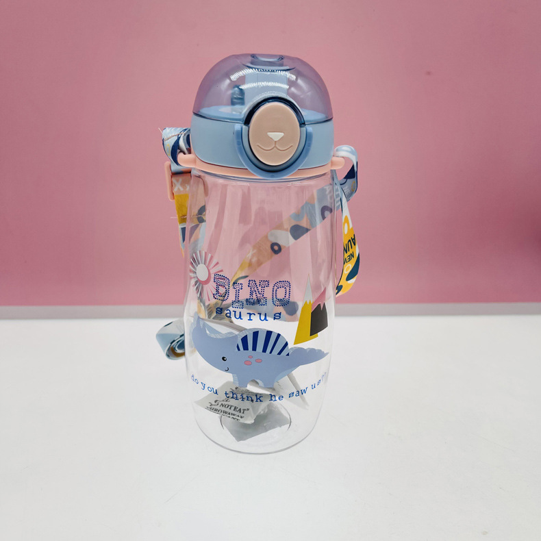 Shanghe taza de paja para niños Correa Linda taza de agua hombres y mujeres correa de verano hervidor kindergarten taza de agua Liga