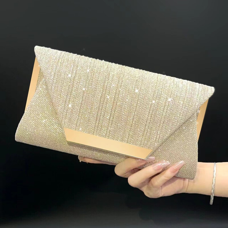 クロスボーダーヨーロッパとアメリカのファッションプリーツエンベロープバッグ気質ドレスイブニングクラッチバッグパーティーイブニングバッグレディースバンケットバッグ|undefined