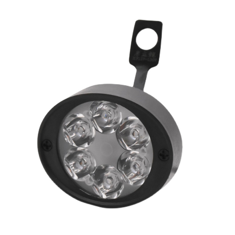 Motocicleta led proyector impermeable coche eléctrico faro modificado luz triciclo espejo retrovisor luz instalada luz externa