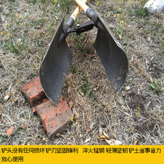 Pair of shovels and shovels for digging pole pits Tools for digging holes with shovels and shovels Pair of shovels and shovels for digging holes