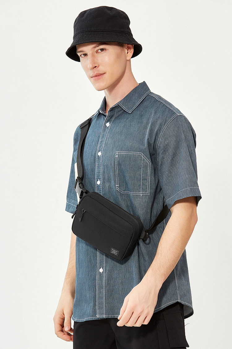 Umhängetasche für Herren, Neuankömmling, Top-Qualität, wasserdichte Brust-/Reise-Umhängetasche aus Oxford-Stoff, lässige kleine Tasche_voghion.com