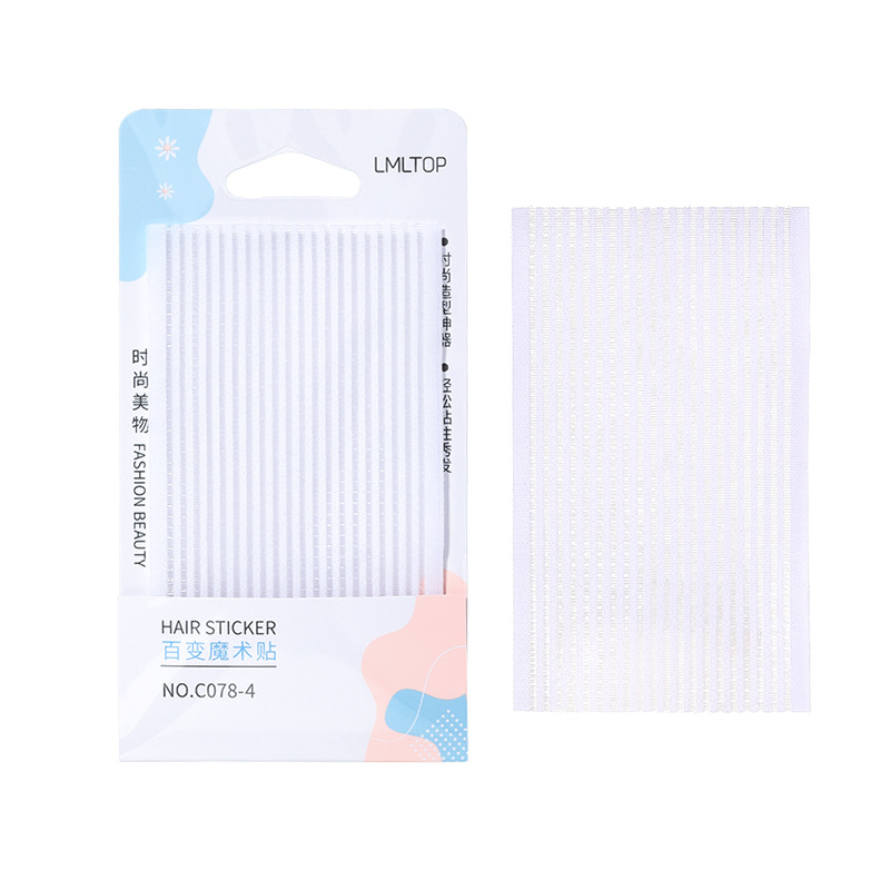 LMLTOP Juego de 2 piezas de pegatinas para flequillo, herramienta mágica para flequillo, pinza para flequillo, herramienta de peluquería C078