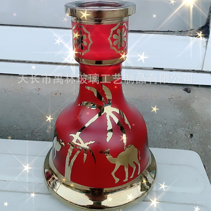 新款阿拉伯水烟瓶HOOKAH清洗便携式时尚水烟壶筒家用SHISHA水烟枪