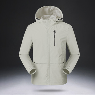 Spring and autumn assault clothing breathable thin velvet outdoor mountaineering clothing windbreaker waterproof coat can be printed LOGO a print