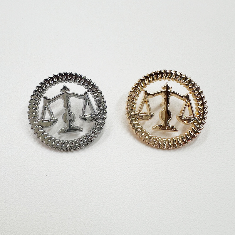 Design Sense Wheat Spike Libra Badge Balance Lawyer Judge Alloy Brooch Bag Decorative Accessories Trendy Wholesale Design Sense Wheat Spike Libra Badge Balance Lawyer Judge Alloy Brooch Bag Decorative Accessories Trendy Wholesale