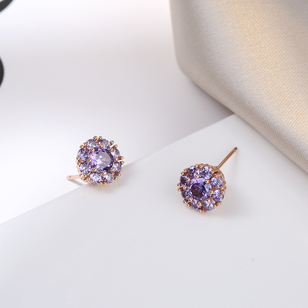 Set di gioielli in acciaio titanio da donna stile coreano zircone_voghion.com