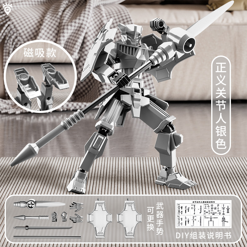 Juguete de modelo multiarticulable multi-mórfico transfronterizo ángel articulado humano descomprimido robot de quinta generación