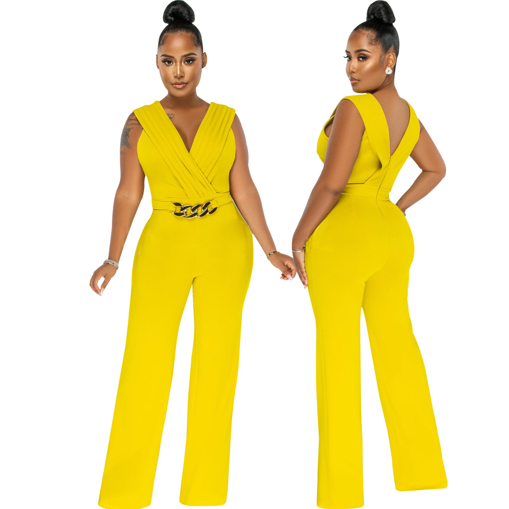 Women's Casual Daily Bodysuits Casual Streetwear Geometric Full Length Jumpsuits display picture 6