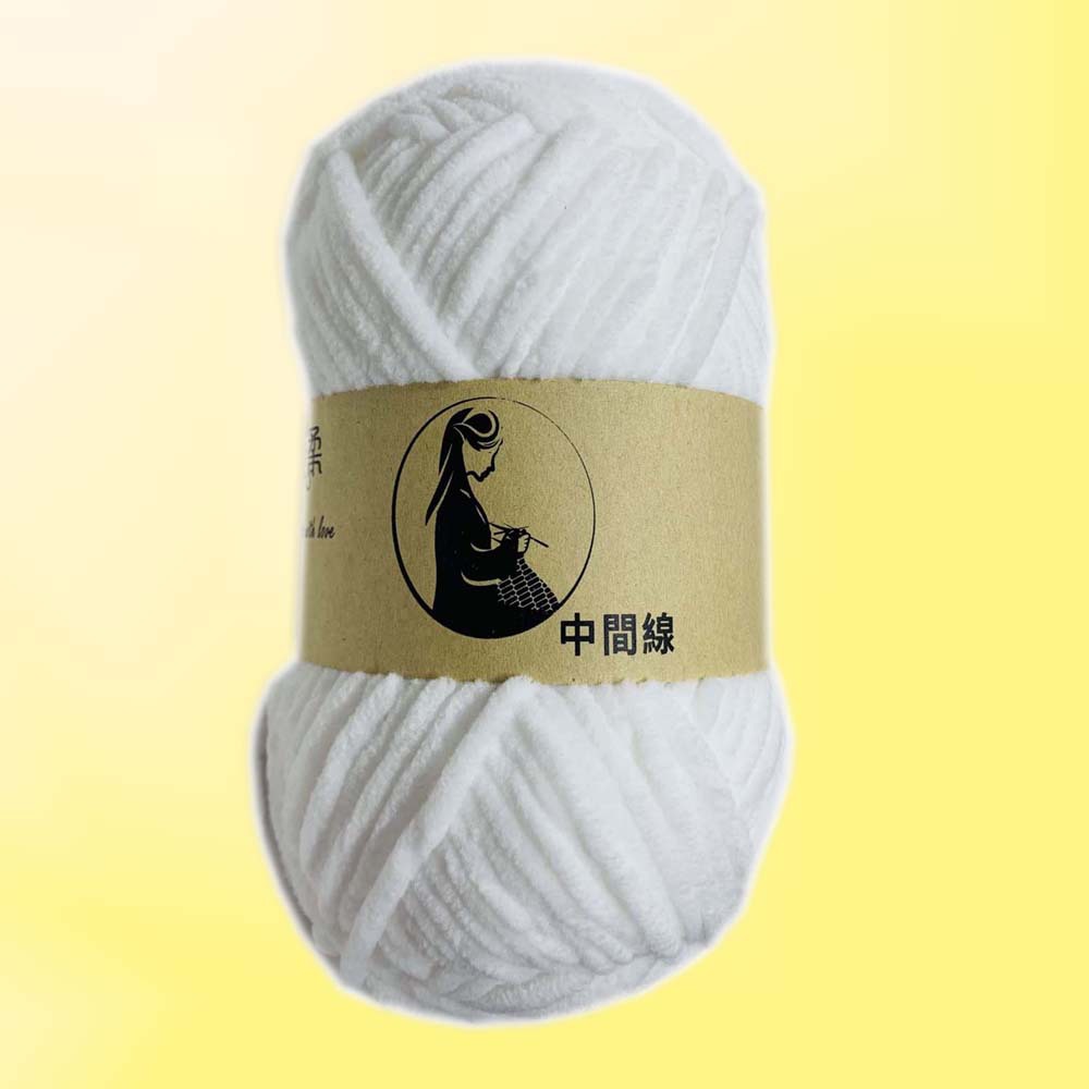 跨境冰条线绒毛线团手工diy编织钩针勾棉拖鞋坐垫毛衣玩偶工艺品