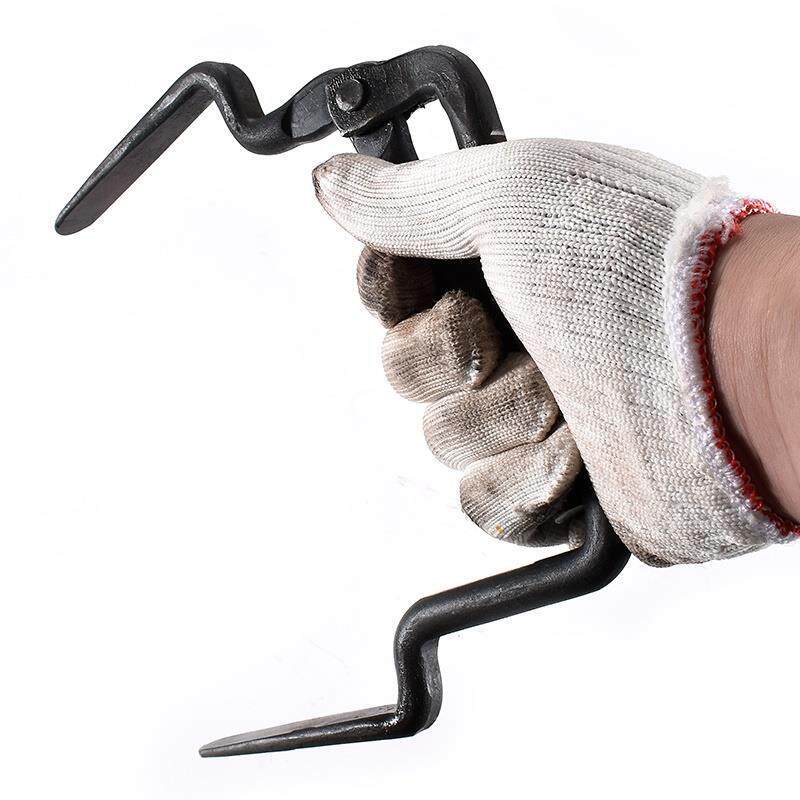 Shanghai forjado sin agarración de mano para mover ladrillo grueso ajustable ahorro de mano de obra forjado herramienta de descarga de ladrillo multifuncional ladrillo rojo
