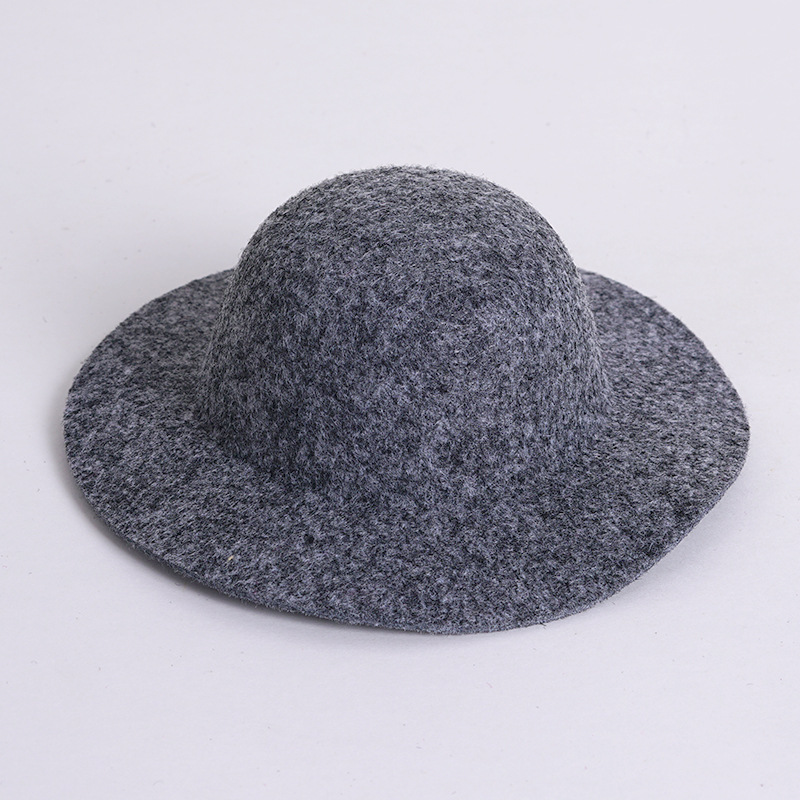 Labu nuevo sombrero de feltero abierto sombrero de cúpula sombrero accesorios de moda sombrero mini sombrero muñeca