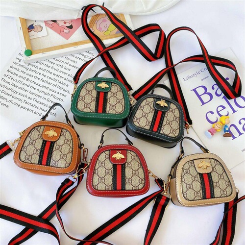 Celebrity Style Children's Handbag 2024 New Crossbody Bag Girls Fashion Cute Princess Shoulder Bag Internet Celebrity Style