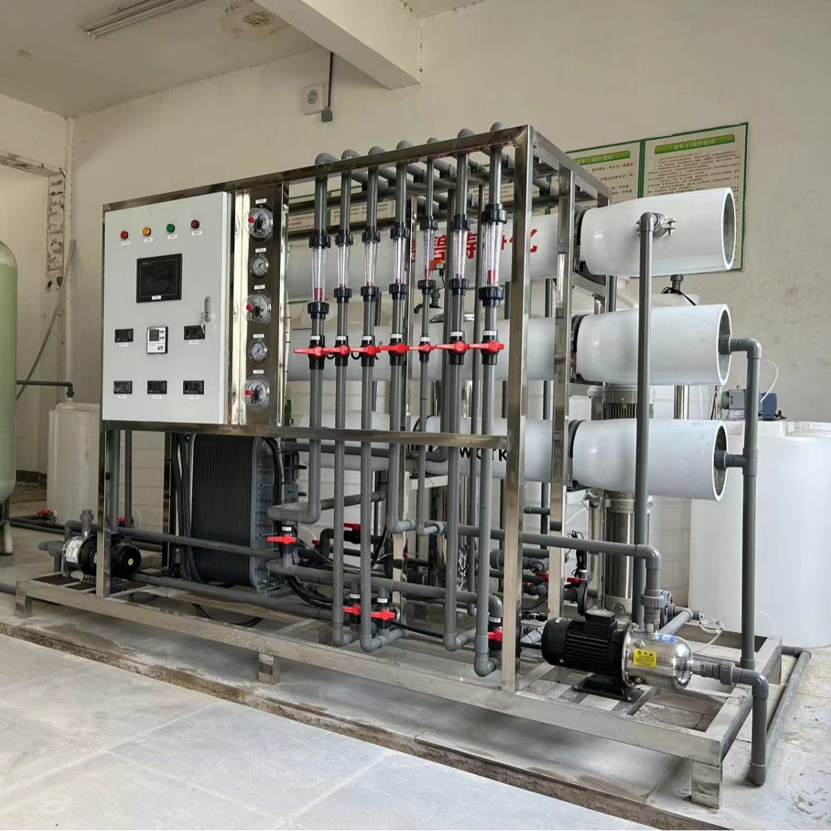 Photovoltaic, Gelatinous Materials, Secondary Ro, Reverse Osmosis, Edi High-Purity Water Equipment, 18 Megaohm Water Output, Fully Automatic