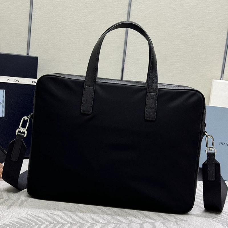 Nylon one-shoulder bag, laptop, linen bag for folders