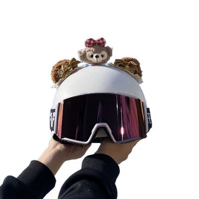 Motosiklet dəbilqələri: decoration, detachable ski helmet