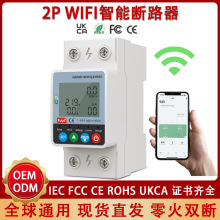 智能断路器跨境低压电气涂鸦Wifi电表63A单相220v漏电保护断路器