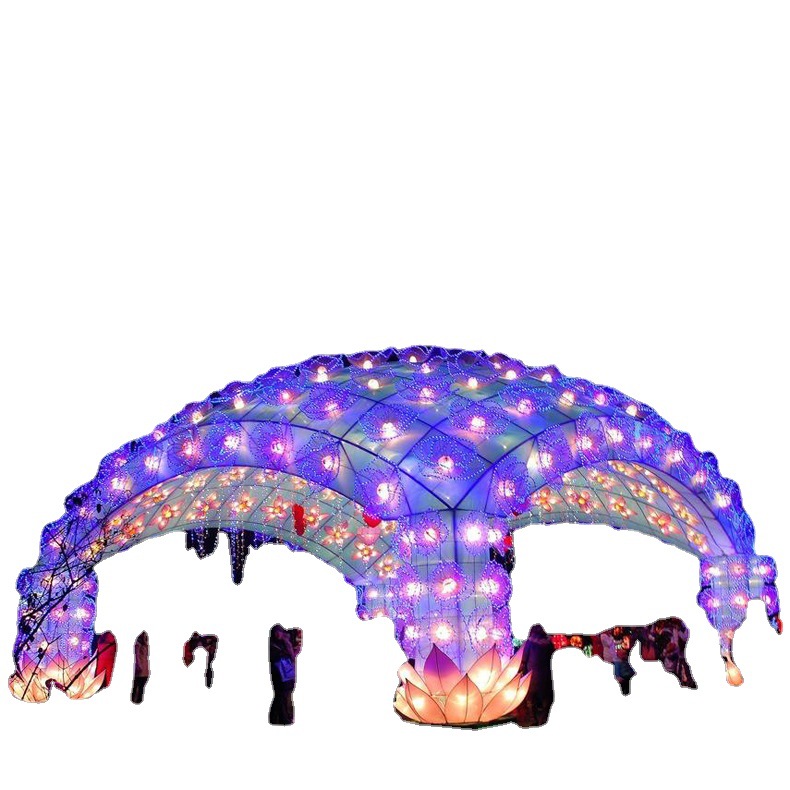 ���ͻ������⹫԰�ƻ� ��ɫ���ײʵ�Ԫ����װ�εƹ�ڴ��͵ƻ᳡