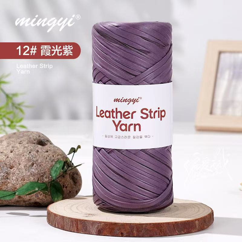 Hilo de Cuero para Tejido, Tejido a Mano para Bolsos DIY