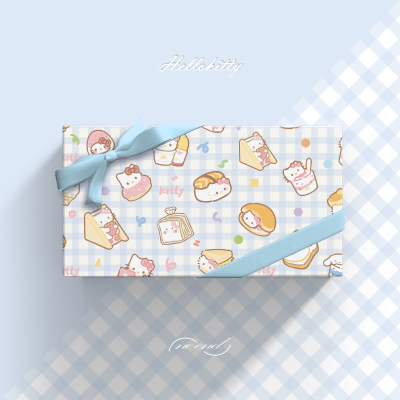 hellokitty/可爱儿童卡通520情人节生日礼物包装纸包书皮纸礼品纸|undefined