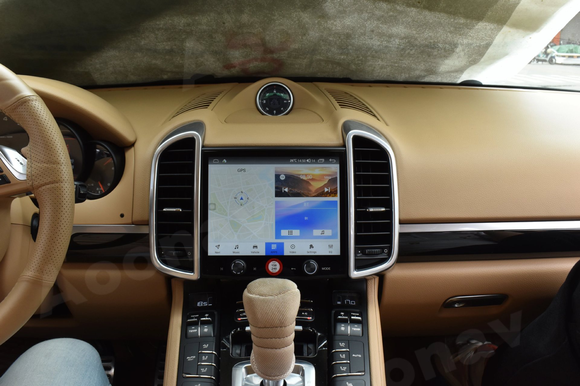 Suitable for Porsche Cayenne Original Car Style 2010-2017 Navigation Modified Car Wireless Carplay