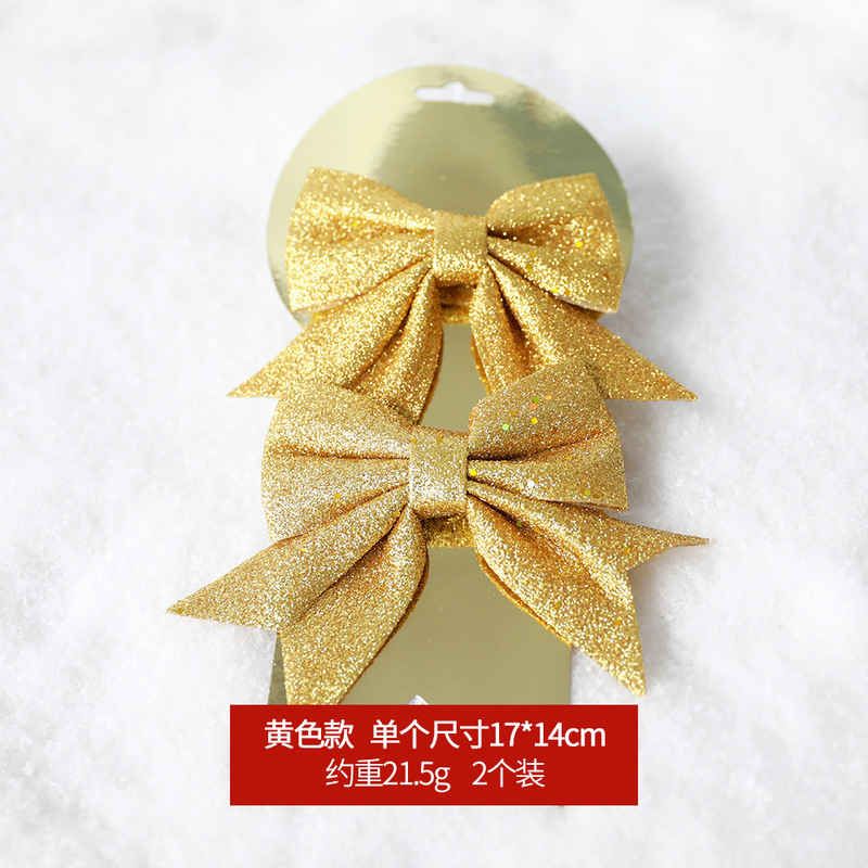 クリスマスの装飾品のスパンコールの大きい蝶結びは卸売りできます。|undefined