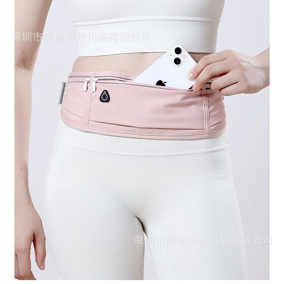 Outdoor Fitness Running Mobile Phone Waist Bag Sports Waterproof Large Capacity Men's and Women's Ultra-Light Nylon Leica Three-Pocket Bag
