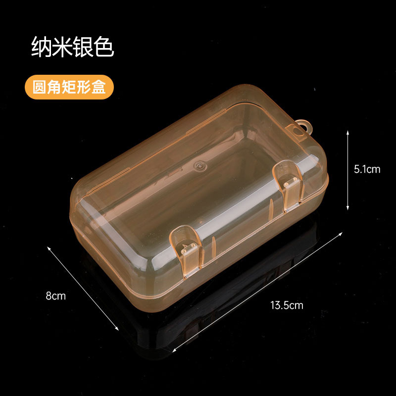 赤ちゃんの歯のゴムの収納箱の水滴の箱の透明なプラスチックの箱の三角形の果物と野菜の楽しみの箱|undefined