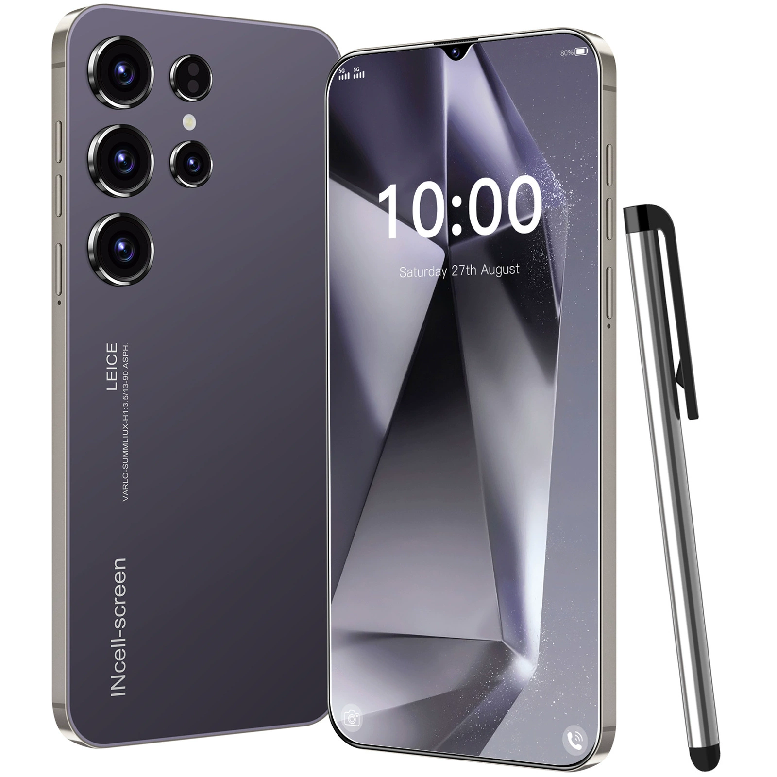 S25 Ultra, мобильный Android 6.8" с экраном incell, 2+16G, глобальная версия, внешний торговый мобильный телефон с доставкой