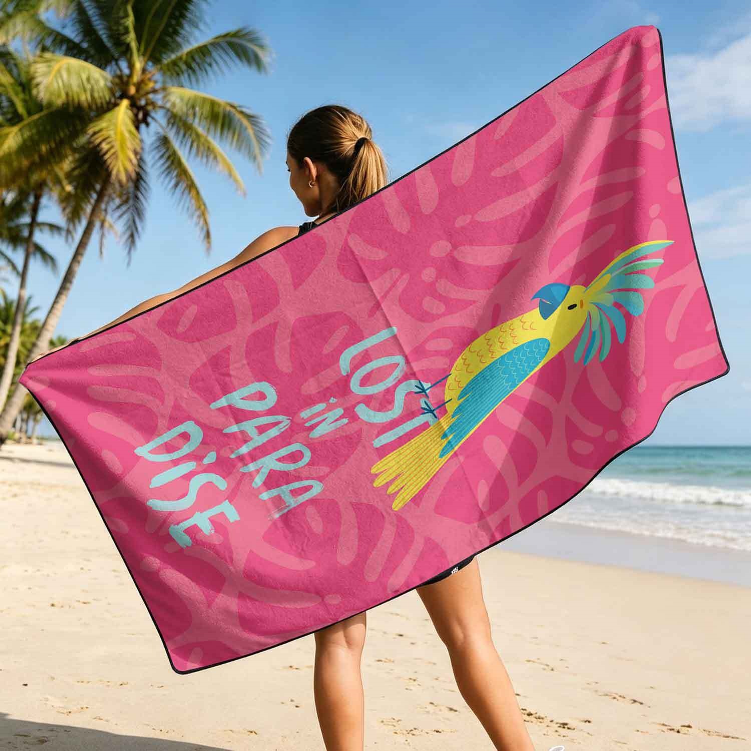 Summer bath towel and car seat cover 2-in-1, ultra-fine fiber outdoor beach and car dual-use universal seat cushion