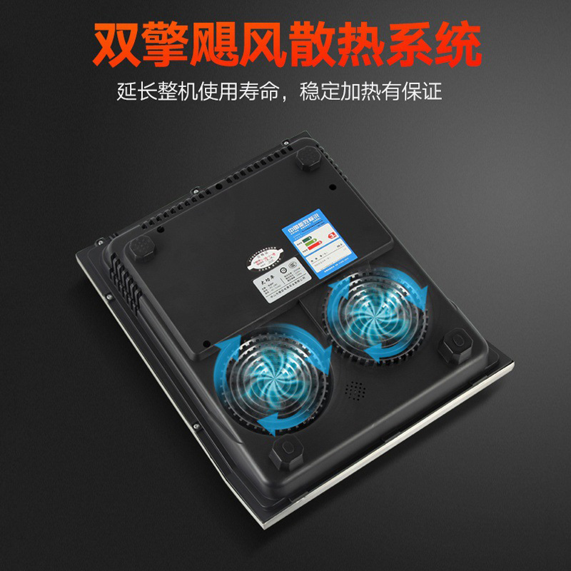 Placa de inducción transfronteriza para uso doméstico, nuevo modelo, estufa comercial de alta potencia, superficie plana, fabricante de comercio exterior, versión rusa e inglesa, 110V