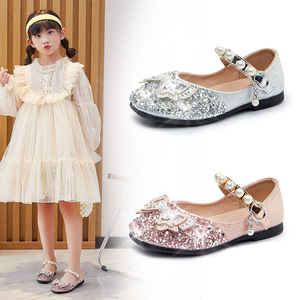 Girls princess host singers performance shoesprincess shoes diamond children crystal shoes children shoes dancing shoes