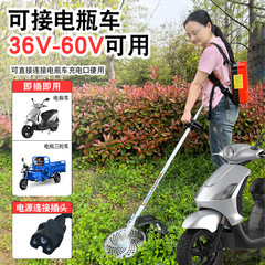 ハイパワー電動芝刈り機背負い式36V48V60Vリチウム電池園林小型果樹園草刈機