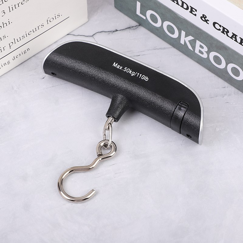 50kg Wholesale Home Use Black Portable Handle Scale 50kg Mini Handheld Scale Portable Electronic Scale Small Fishing Scale Express Delivery