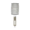 White [boar bristle rubberized large curved comb]