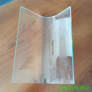 5MM transparent high temperature resistant car windshield hot bending hyperboloid screen printing transparent full tempered glass panel