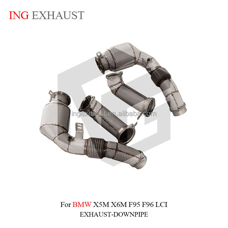 Suitable for BMW X5M X6M F95 F96 LCI titanium alloy exhaust system