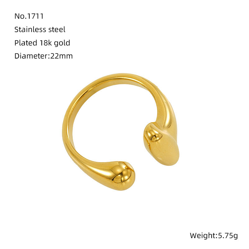 Diseño sentido geométrico anillo de anillo hueco de acero inoxidable al por mayor transfronterizo europeo y americano anudado cruzado anillo de acero de titanio femenino