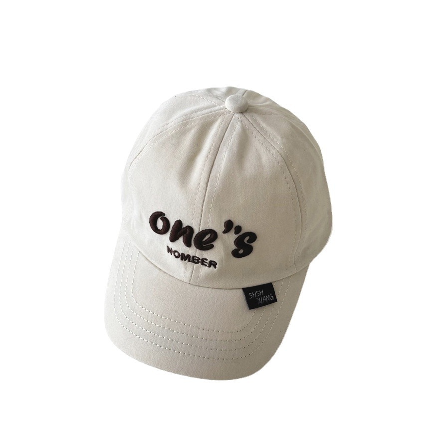Sombrero infantil primavera y otoño coreano bordado niños niñas fuera sombrero de béisbol sombrero de bebé universal