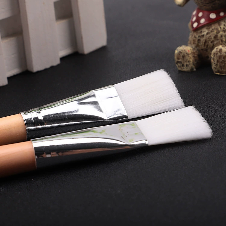 Face mask, cosmetic brush soft-bristled for face